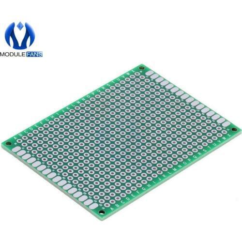 5PCS Double Side 5x7 5 x 7 cm Prototype Universal FR-4 Glass Fiber PCB Board