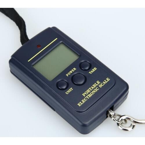 Load 40Kg Digital Weighting Fishing Scale Electronic LCD Mini Protable Pocket Hanging Multi Used Balance Fish Scale Weight Hot