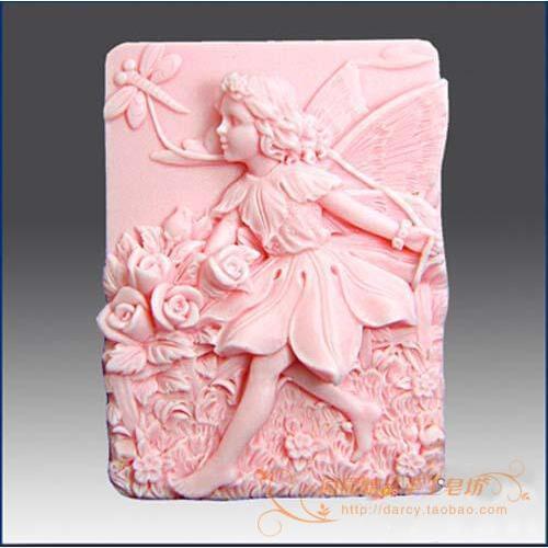 The Flower Child Lunlun Angel Silicone Soap mold Handmade silicone 3d mould DIY Craft molds S114
