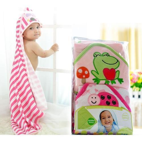 Fashion Baby Hooded Towel Karters Boy Girl Bath Blankets 75x75CM 3 Pieces/Pack
