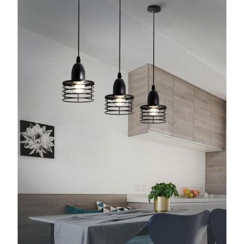 European vintage restaurants cafe bars bedroom small droplight metal creative simple pendant lights