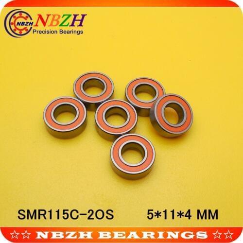 Stainless steel hybrid ceramic ball bearing SMR115 2RS SMR115C-2RS CB ABEC7 LD SMR115 2OS SMR115C-2OS 5*11*4 MM