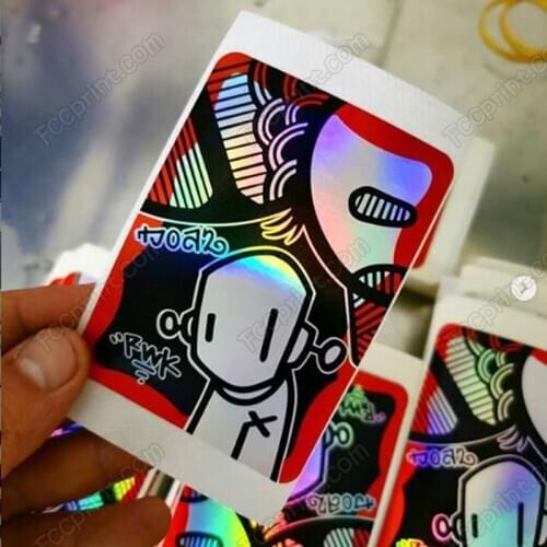 Custom Eggshell Stickers for Graffiti Slaps Customized Design or Draft Personalize Labels 1000pcs