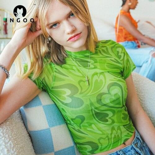 INGOO Short Sleeve Women's T-Shirts