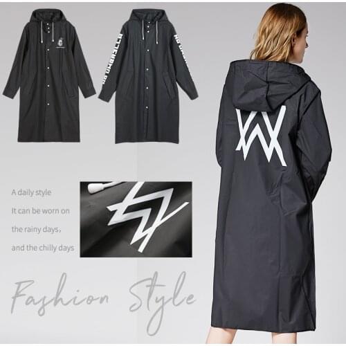 Zhouxiaoxi Black Raincoat for Women Waterproof Jacket Windbreaker Rain Poncho Outdoors Travel Hiking capa de lluvia