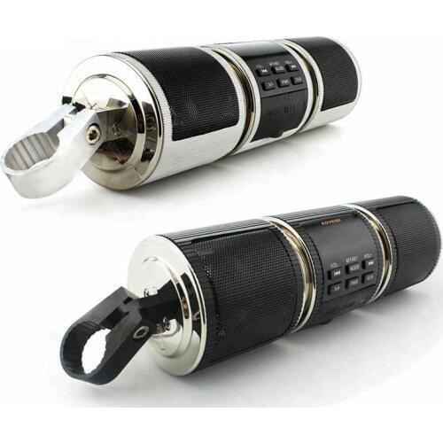Motorcycle Speaker Mото Bluetooth MP3 Music Player DC 12V Water-resistant LED Display Stereo System Support USB TF Card FM Radio