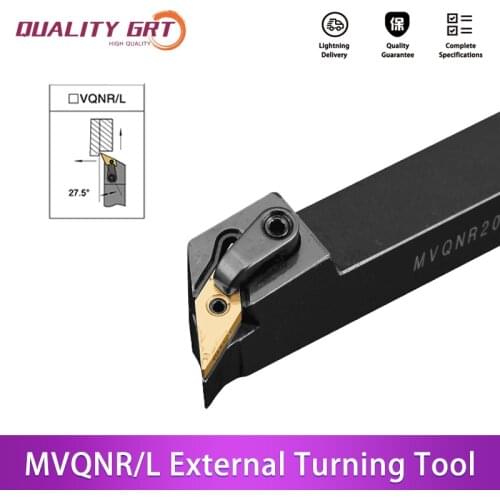 Q.Grt MVQNR2020K16 MVQNL2525M16 MVQNR3232P16 External Turning Tool Holder Carbide Inserts VNMG MVQNR/L CNC Lathe Cutting Tools