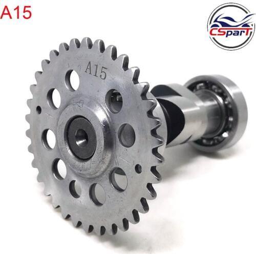 Performance Camshaft A15 GY6 125CC 150CC 1P52QMI 1P57QMJ Baotian Jonway Baja Kazuma Kinroad ATV Quad Buggy Go Kart Scooter