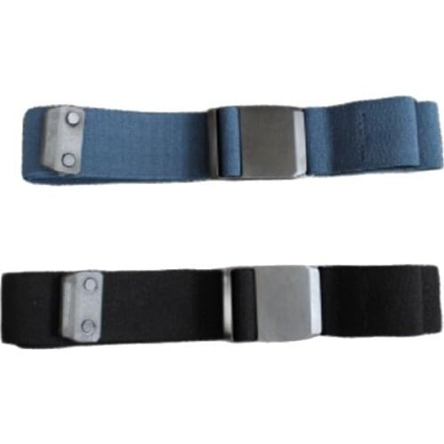 New metal buckle waistband with low elasticity and simple mens and womens calyx belt