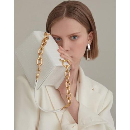 Chain Shoulder Bag Mini Brands Retro Crocodile Pattern Crossbody Bags For Women 2021 Designer Handbag Luxury Sac De Luxe Femme