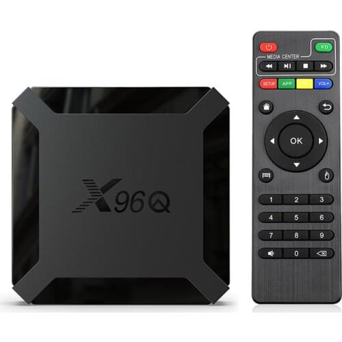X96Q TV BOX android 10 Allwinner H313 Quad Core Smart Tv Box Android 1G8G 2G16G Wifi 2.4G Media Player Set Top Box PK x96 mini