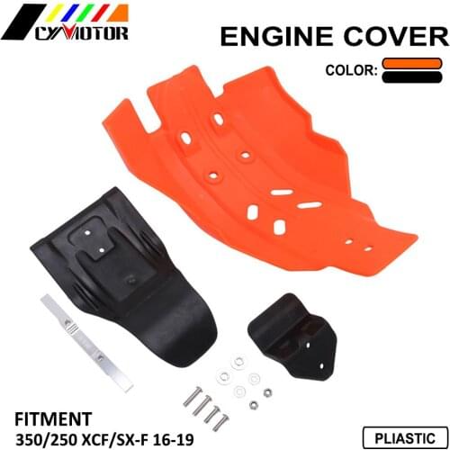 For KTM 350/250 XCF/SX-F SX XC 250F 350F Motorcycle 4T Skid Plate Engine Guard Cover Protector 2016 2017 2018 2019 4 trokes