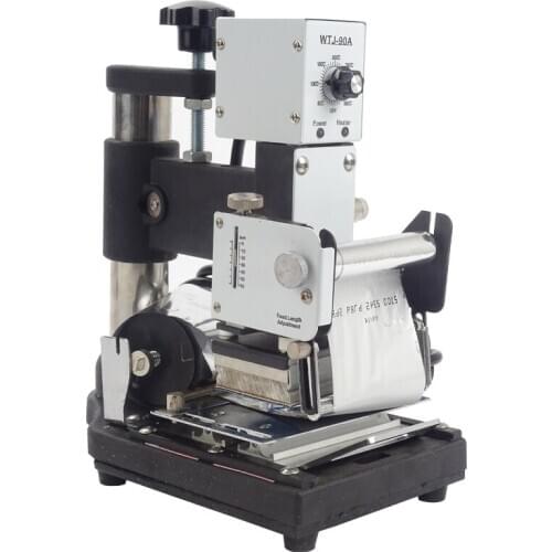 1 pcs Hot Stamping Machine For PVC Card Member Club Hot Foil Stamping Bronzing Machine WTJ-90A