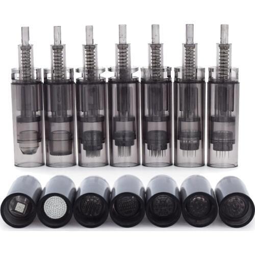 Bayonet 10pcs Dr Pen Needle 9/12/24/36/42/nano Ultima Dr.pen A7 Derma Pen Needle Cartridge For Microneedling Skin Rejuvenation