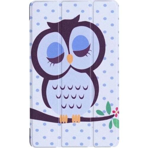 Castor Magnet clasp Luxury PU leather case cover for Amazon Kindle Fire HD 10 2017 tablet case