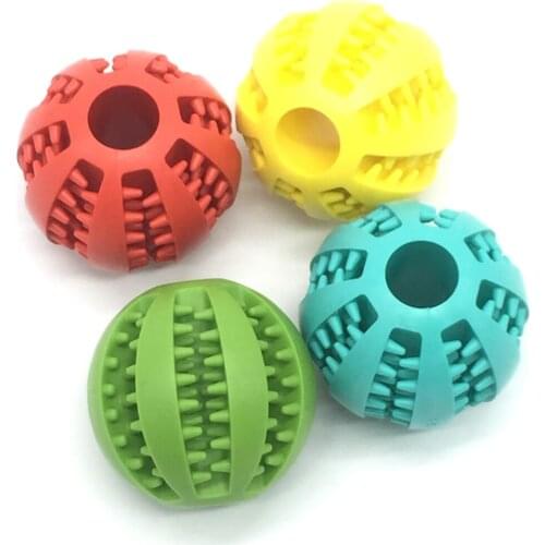 Toys for Dogs Rubber Dog Ball For Puppy Funny Dog Toys For Pet Puppies Large Dogs Tooth Cleaning Snack Ball Toy For Pet Products