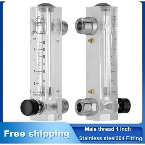 LZM-25ZT Stainless steel 316 Panel Liquid Float Flow Meter water flowmeter Gas rotameter Air meter
