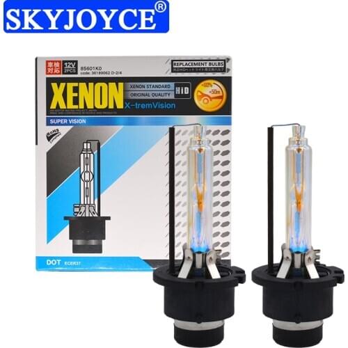 SKYJOYCE Metal 55W D4S Xenon Lamps 6000K 4300K 5000K D2R D4R Auto Replacement Bulb 8000K 10000K 3000K 35W Xenon D2S Car Bulbs