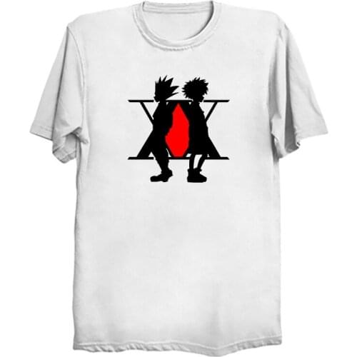 Hunter X Hunter Illumi Zoldyck T-Shirt T Shirt Men Kawaii Tops Cartoon Tees Tee Shirt Unisex Harajuku Shirt Male Men Clothing