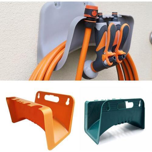 Wall Mounted Garden Hose Pipe Hanger Holder Storage Bracket Shed Fence Cable Garden Hoses Water Pipe Storage Garden Wall Mount