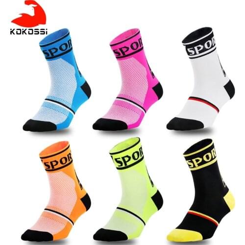 KoKossi Outdoor Professional Sports Cycling Socks Breathable Fishing Climbing Hiking Walking Running Football Basketball Socks