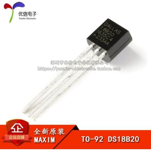 Original product DS18B20+ programmable digital thermostat/temperature sensor to-92