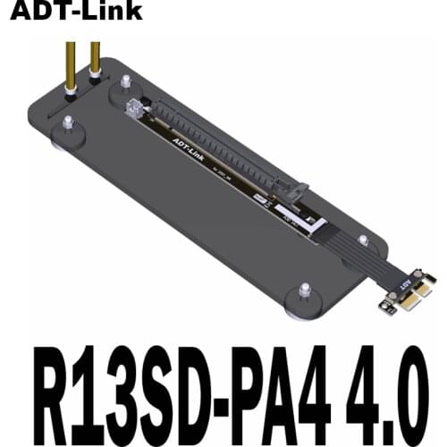 GPU PCIE PCI-E Riser card 4.0 PCI E X16 PCI Express 2Pin to SATA 1X 16X Extender For Mining ETH BTC with Holder