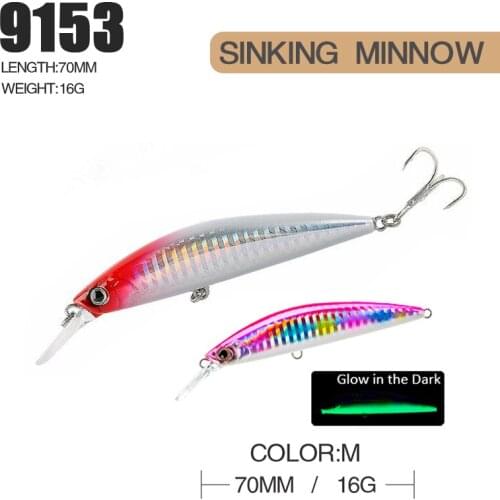 Minnow Fishing lure70mm 16g 3D eyes Sea fishing lures Super Twitching Wobbler Hard Baits Sea Bass trout carp fishing accessories