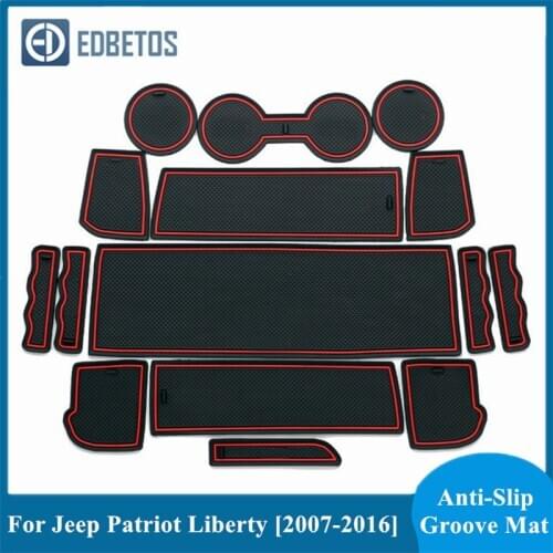 Car Non-Slip Pad High Temperature Resistance, Rubber Anti-Slip Mat Use For Cell Phone, Sunglasses, Keys For Jeep Patriot Liberty
