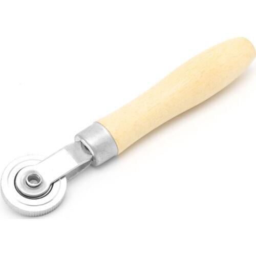 Wooden Handle Car Tyre Tire Repair Tube Patch Stitch Wheel Roller Puncture Tool