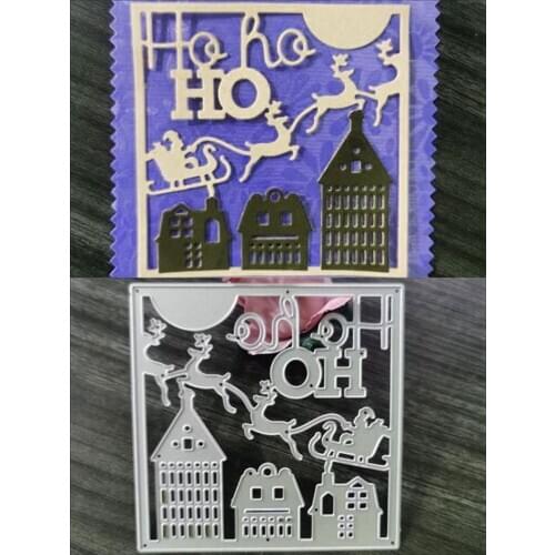 Christmas elk Metal Cutting Dies for DIY Scrapbooking Album Paper Cards Decorative Crafts Embossing Die Cuts