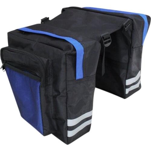 Bicycle Carrier Bag Multifunctional Rear Rack Bike Trunk Bag Luggage Pannier Back Seat Double Side Cycling Bycicle Bag @40
