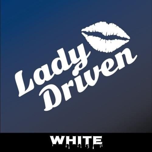 15cm LADY DRIVEN Sticker Vinyl Decal Drift Stance illmotion Racing JDM Euro