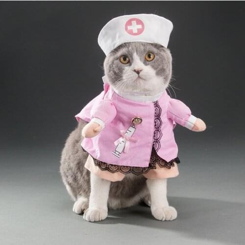 Funny Cat Dog Clothes Pet Clothing Cosplay Role Playing Suit Halloween Party Cute Comfort Costume For Dog Corsair Dressing Up