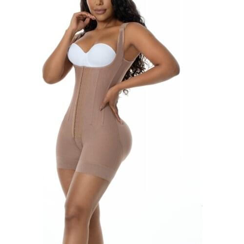 Women Corset Fajas Hip Lifting Siamese Shape Shorts Slimming Body Femme Shoulder Strap skimm Bodysuit