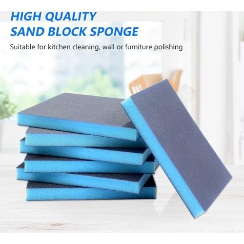 1/7Pcs High Quality Polishing Sanding Sponge Block Pad Set Sandpaper Assorted Grit Abrasive Tools Sandpaper Sanding Discs