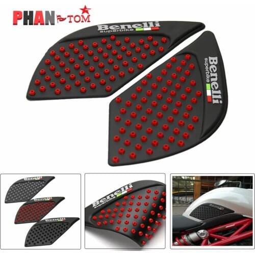 Motorcycle 1 Pair Protector Anti Slip Tank Pad Stickers Gas Knee Grip Traction Side Decal Cover For Benelli BJ300 BN302