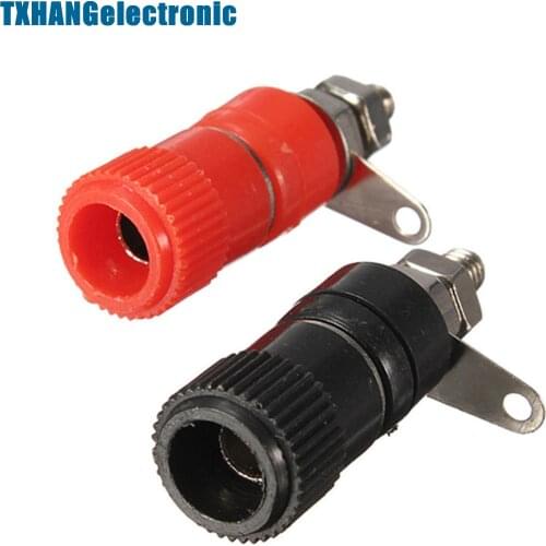 10PCS JS-910B 4mm Banana plug Jack socket Female Binding Post for Speaker Audio