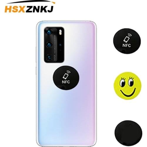 5/10 PC NFC 13.56Mhz Tags Stickers S50 Writable IC UID Proximity Card Label for RFID NFC Copier Random Cartoon Pattern Stickers