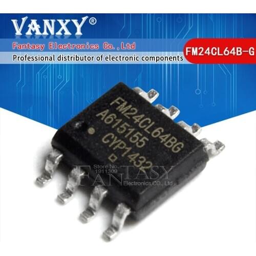 5pcs FM24CL64B-GTR SOP-8 FM24CL64BG SOP FM24CL64 64-Kbit SOP8 24CL64B 24CL64 SMD