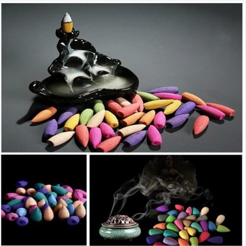 50 natural reflux towers Indian aroma smoke reflux tower cones natural reflux sandalwood aromatherapy