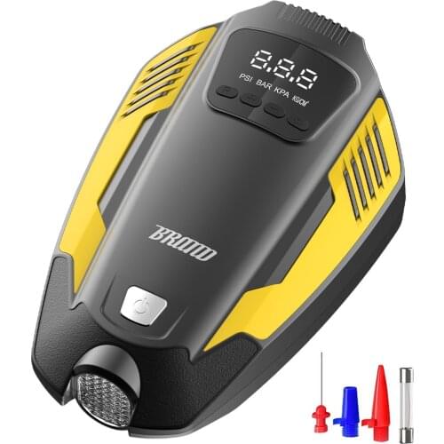 Car Digital Tire Inflator Portable Air Compressor Pump DC 12 Volt 150 PSI Car Air Compressor for Auto Car Motorcycles Bicycles