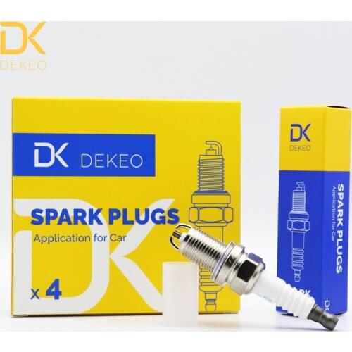 DEKEO For Toyota 4Runner Corolla Paseo Sienna T100 Tacoma Tercel Tundra Lexus GS300 SC300 Spark Plug K16TR11 V9110-3194 4PCS