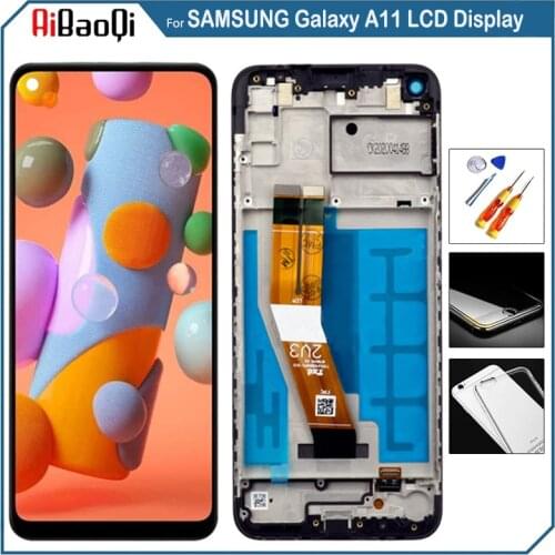 5pcs/10pcs/lot For Samsung Galaxy A11 LCD Display Screen Touch Digitizer Assembly For Samsung A115F A115F/DS With Frame