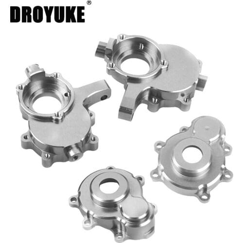 Droyuke high quality RER11406 Aluminum Front Outer Portal Housing Set (L/R) for Redcat GEN8 Scout II RER11333 1/10 RC Crawler