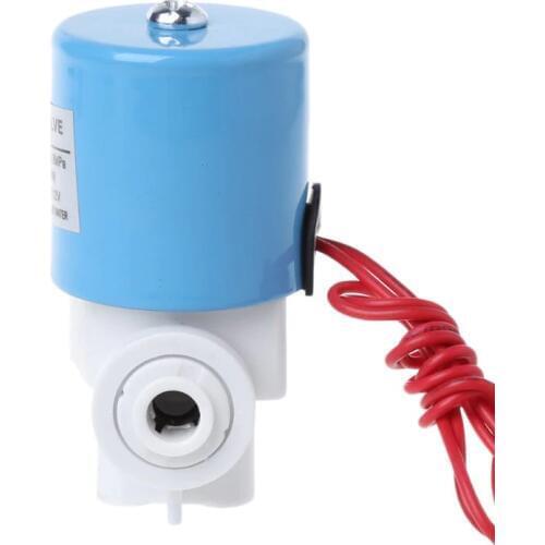 1/4" Quick Connect Water Inlet Solenoid Valve Household Pure-water Machine Parts 12VDC 0~120PSI
