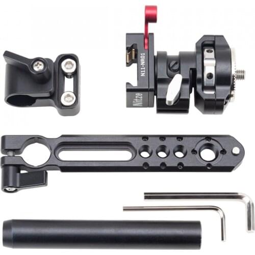 NITZE EVF MOUNT WITH NATO RAIL AND ARRI ROSETTE - EVF-K03