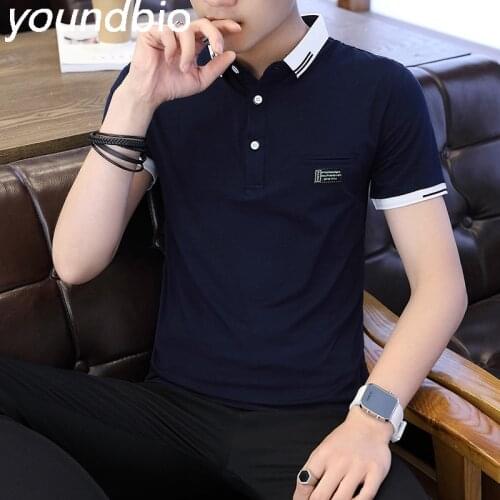 Man Polo Shirt Mens Casual Cotton Polo Shirthigh Quality Men Short Sleeve Summer Classic Polo Shirt Tee Shirt Breathable S-4Xl
