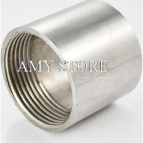 New 1/4" Female x 1/4" Female 304 Stainless Steel threaded Pipe Fitting BSP