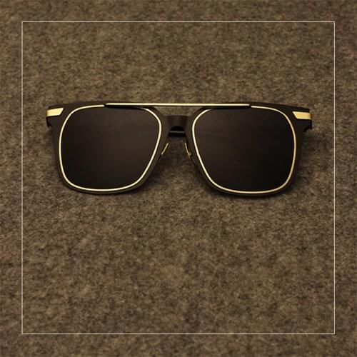 2021 new sunglasses for men metal square vintage glasses luxury designer UVB UVA fashion sunglasses women black gafas de sol